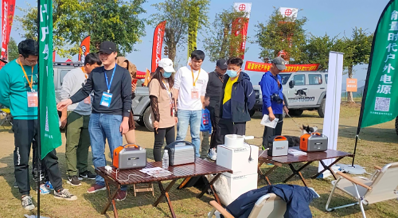 能量時代儲能電源，為廣佛坦克團官方俱樂部2021年會提供戶外電力保障(圖1)